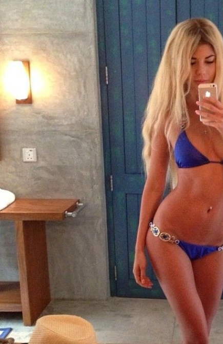 Busty Blonde Playboy model